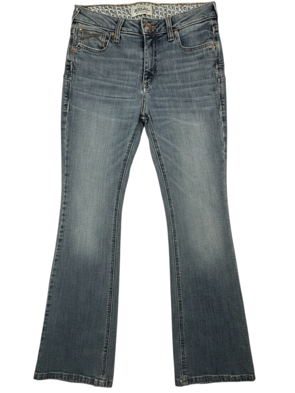 Ariat REAL High Rise Bootcut Faded Blue Denim Jeans Women’s 28 S